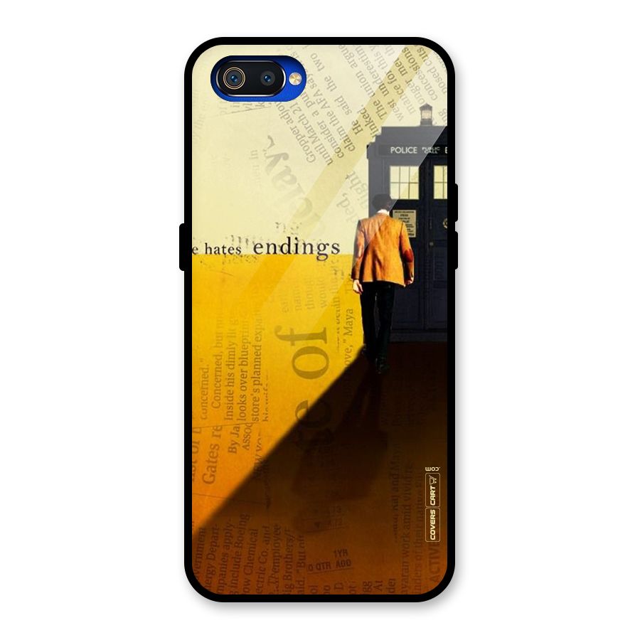 Hates Endings Glass Back Case for Realme C2