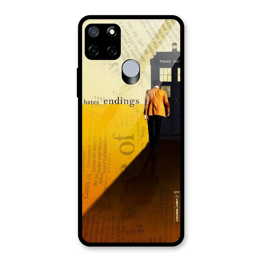 Hates Endings Glass Back Case for Realme Narzo 20
