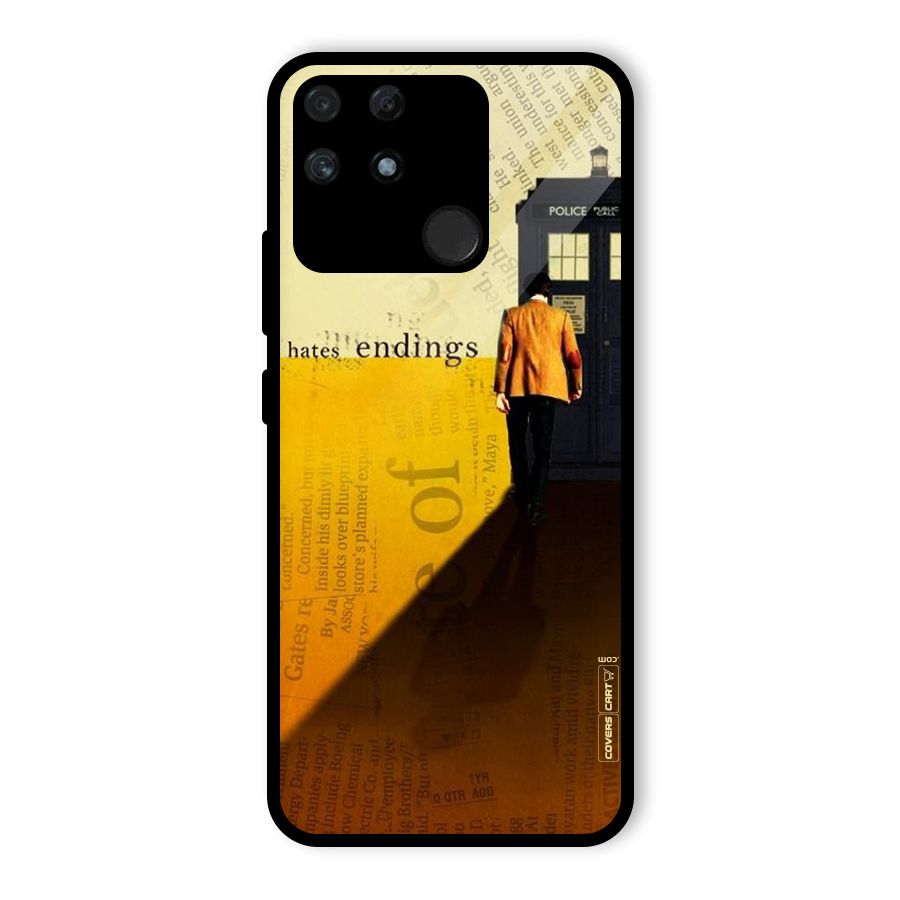 Hates Endings Glass Back Case for Realme Narzo 50A