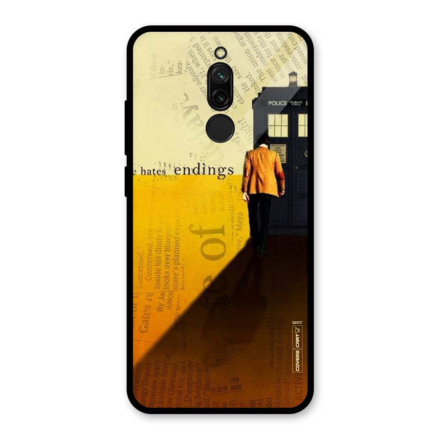 Hates Endings Glass Back Case for Redmi 8