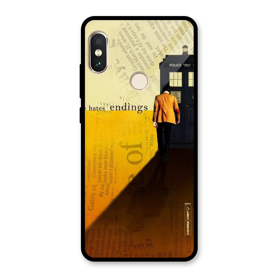 Hates Endings Glass Back Case for Redmi Note 5 Pro
