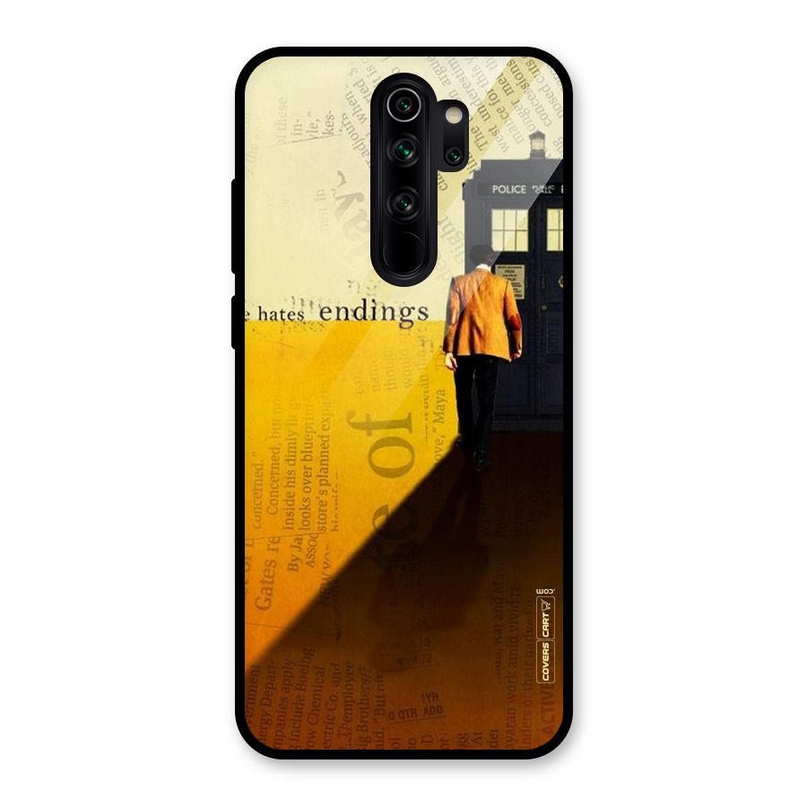 Hates Endings Glass Back Case for Redmi Note 8 Pro