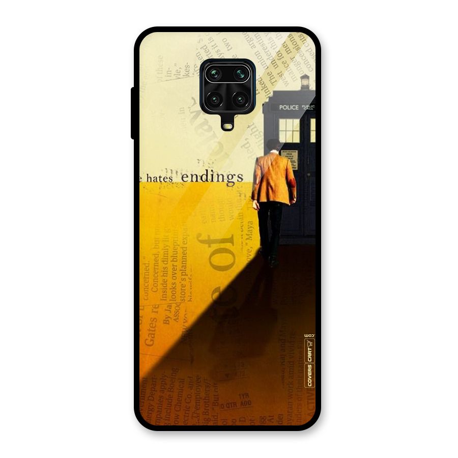Hates Endings Glass Back Case for Redmi Note 9 Pro Max