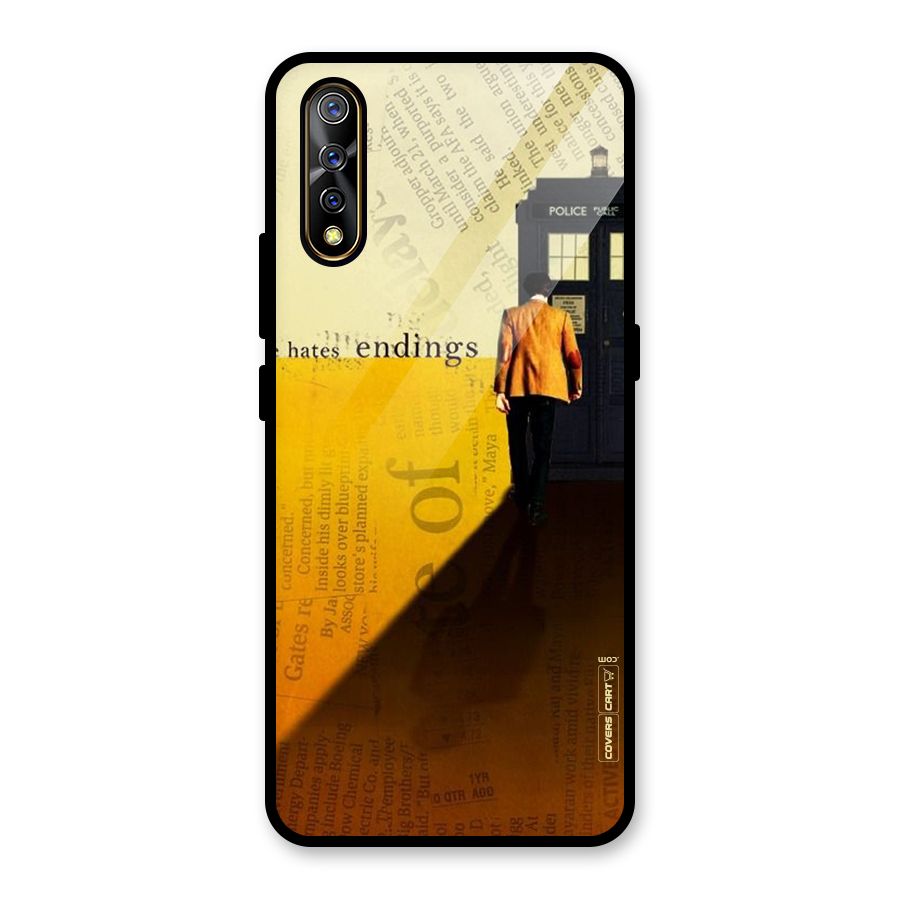 Hates Endings Glass Back Case for Vivo S1