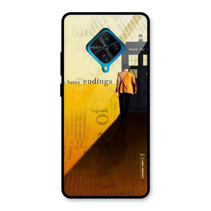 Hates Endings Glass Back Case for Vivo S1 Pro