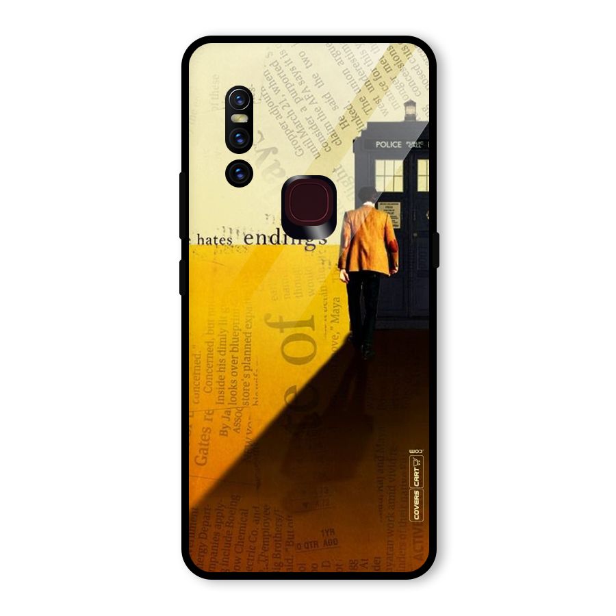 Hates Endings Glass Back Case for Vivo V15