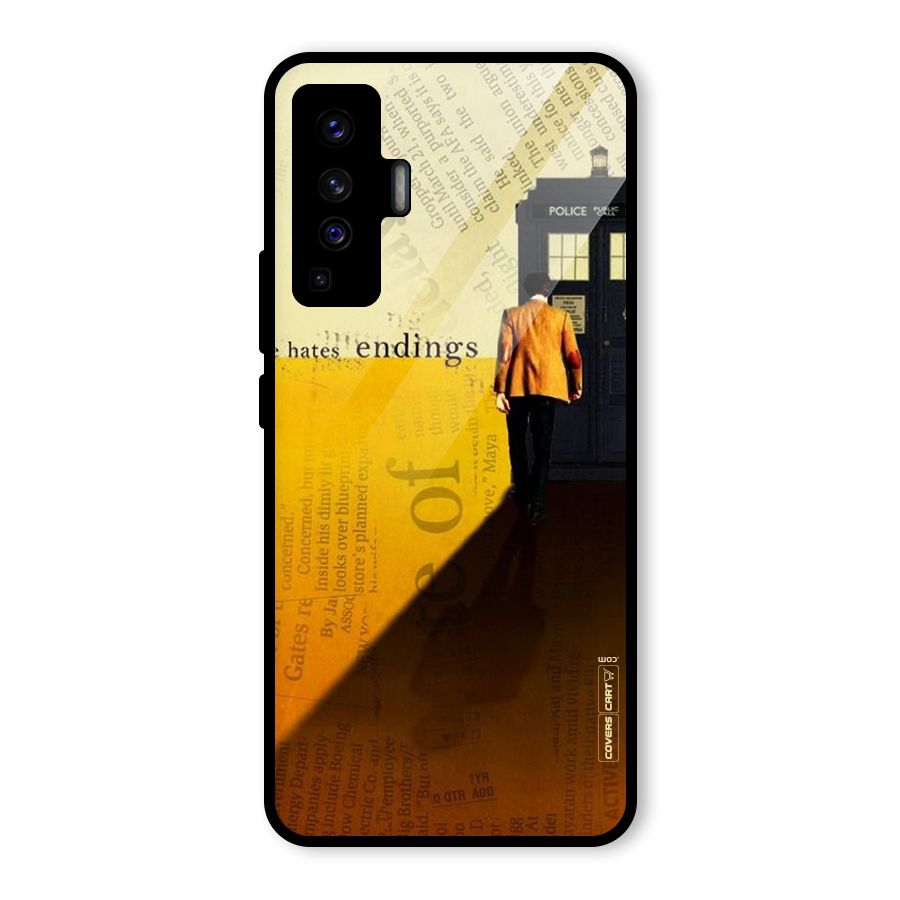 Hates Endings Glass Back Case for Vivo X50