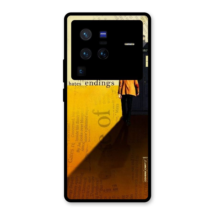 Hates Endings Glass Back Case for Vivo X80 Pro