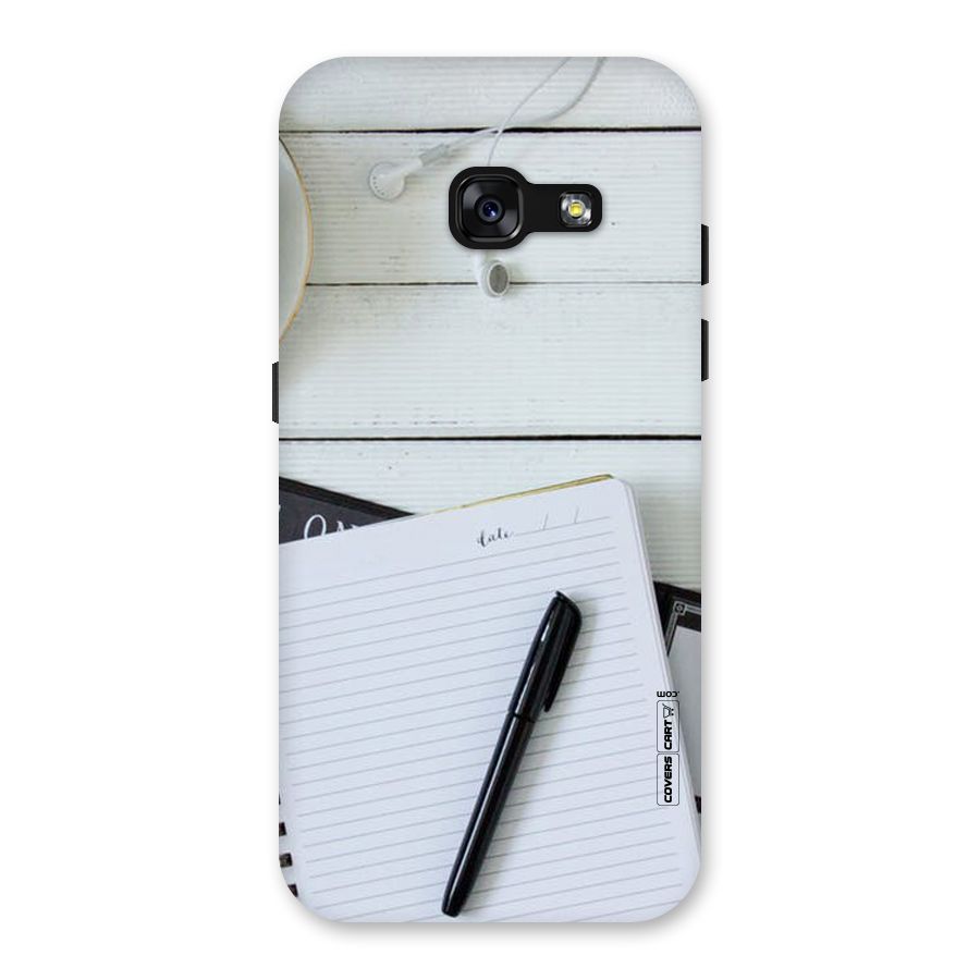 Headphones Notes Back Case for Galaxy A3 (2017)
