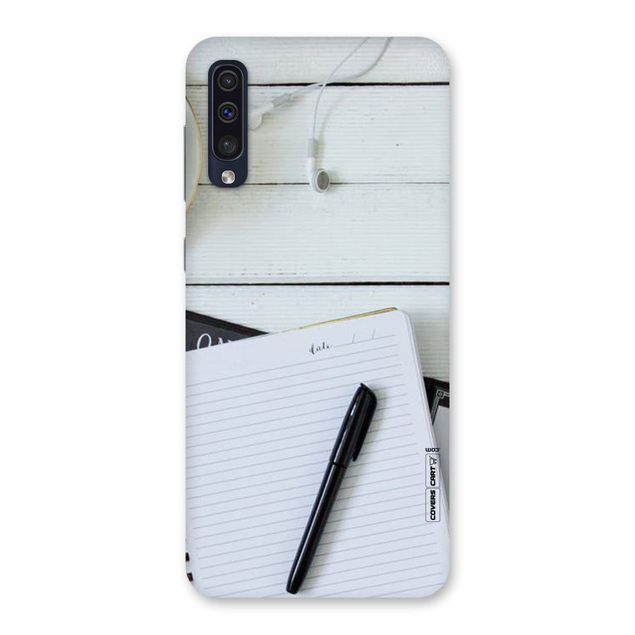 Headphones Notes Back Case for Galaxy A50s