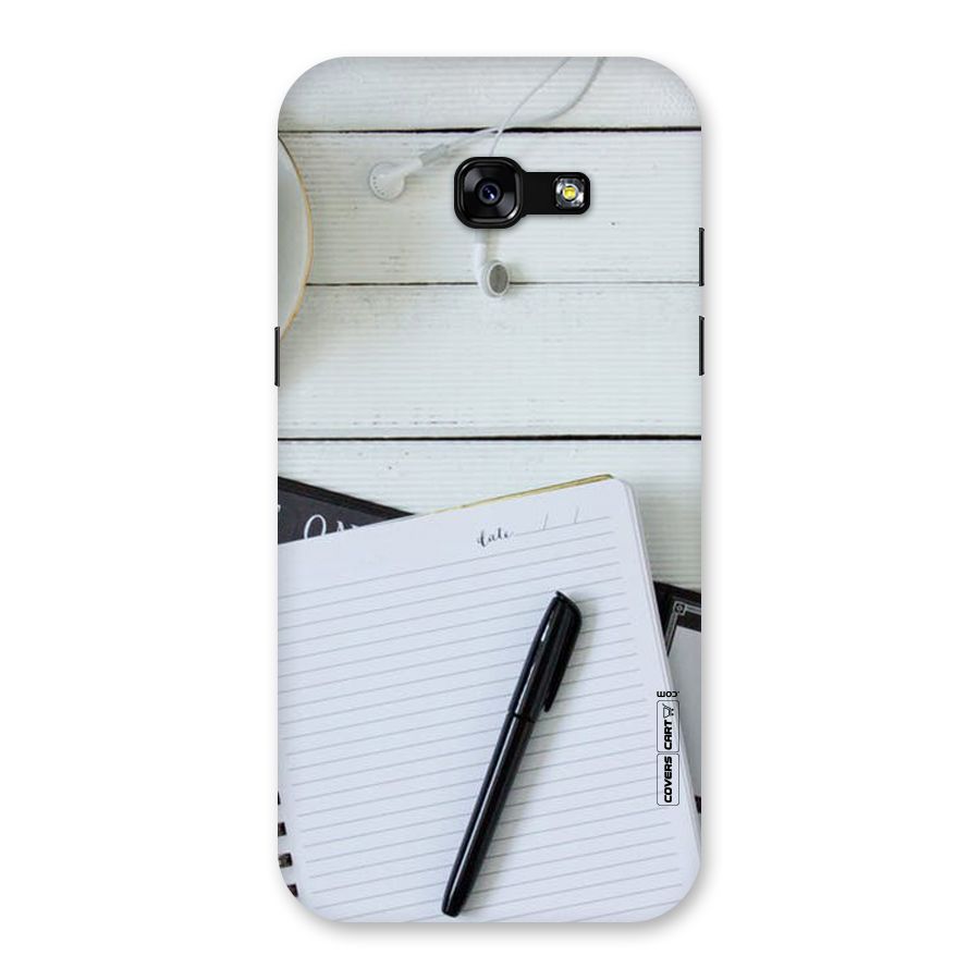 Headphones Notes Back Case for Galaxy A5 2017