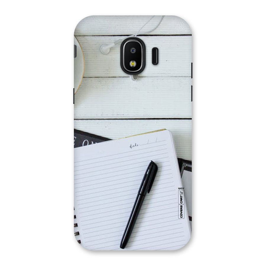 Headphones Notes Back Case for Galaxy J2 Pro 2018