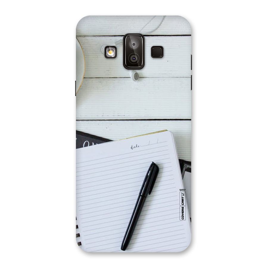 Headphones Notes Back Case for Galaxy J7 Duo