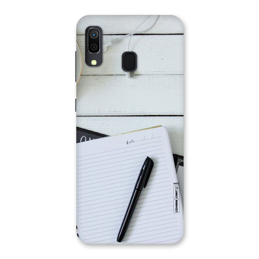 Headphones Notes Back Case for Galaxy M10s
