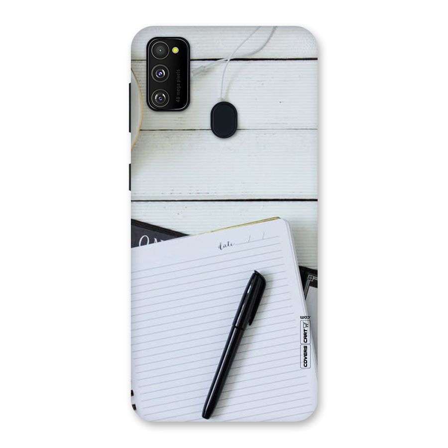 Headphones Notes Back Case for Galaxy M30s
