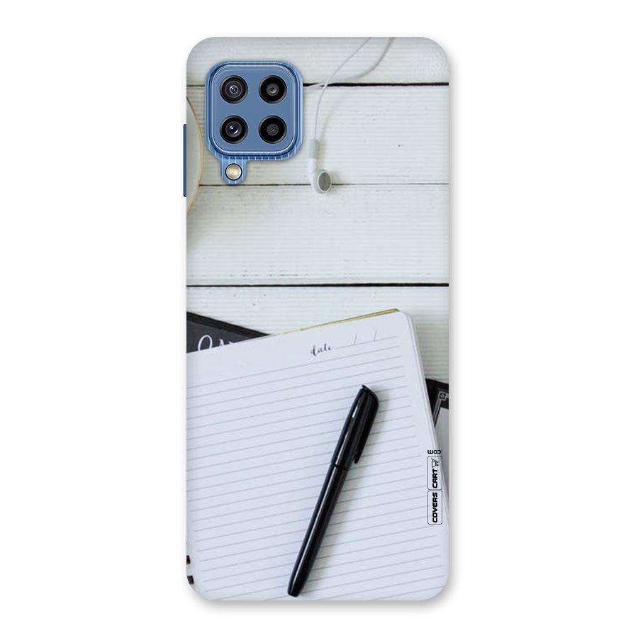 Headphones Notes Back Case for Galaxy M32