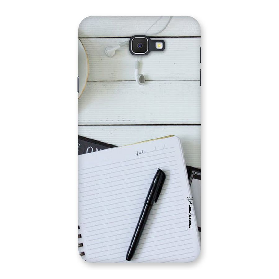 Headphones Notes Back Case for Galaxy On7 2016