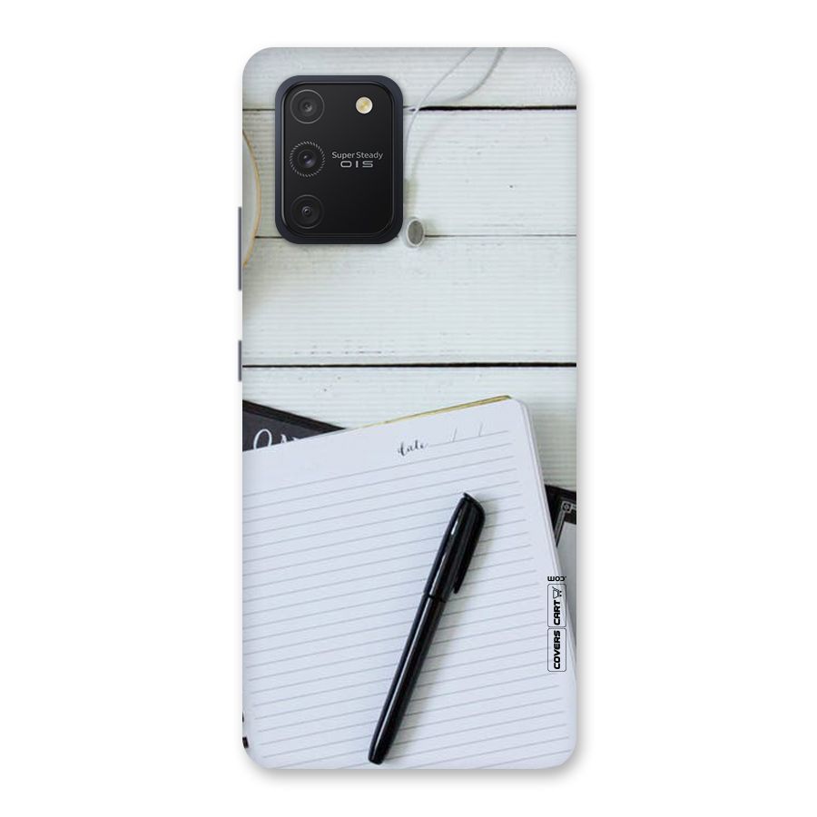 Headphones Notes Back Case for Galaxy S10 Lite