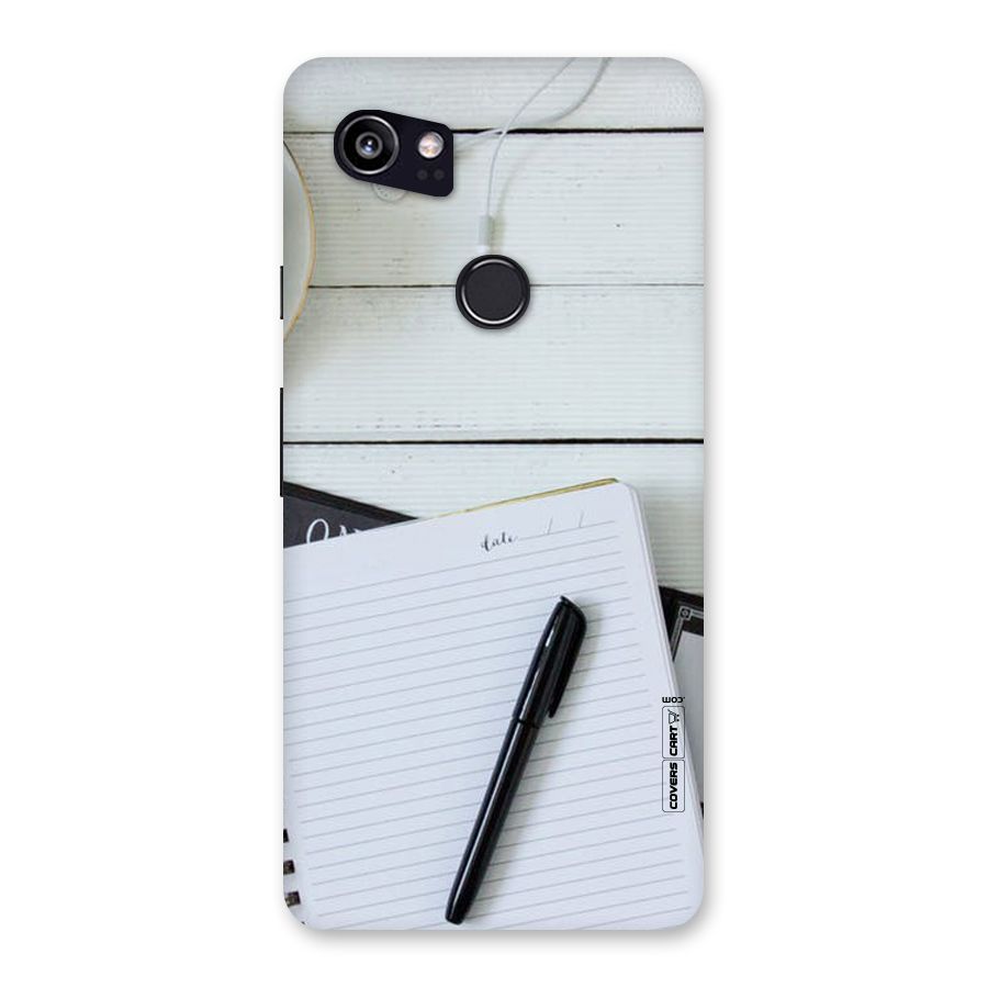 Headphones Notes Back Case for Google Pixel 2 XL