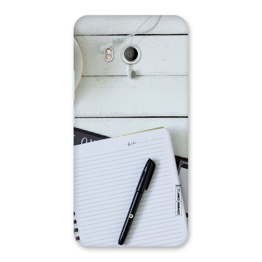 Headphones Notes Back Case for HTC U11