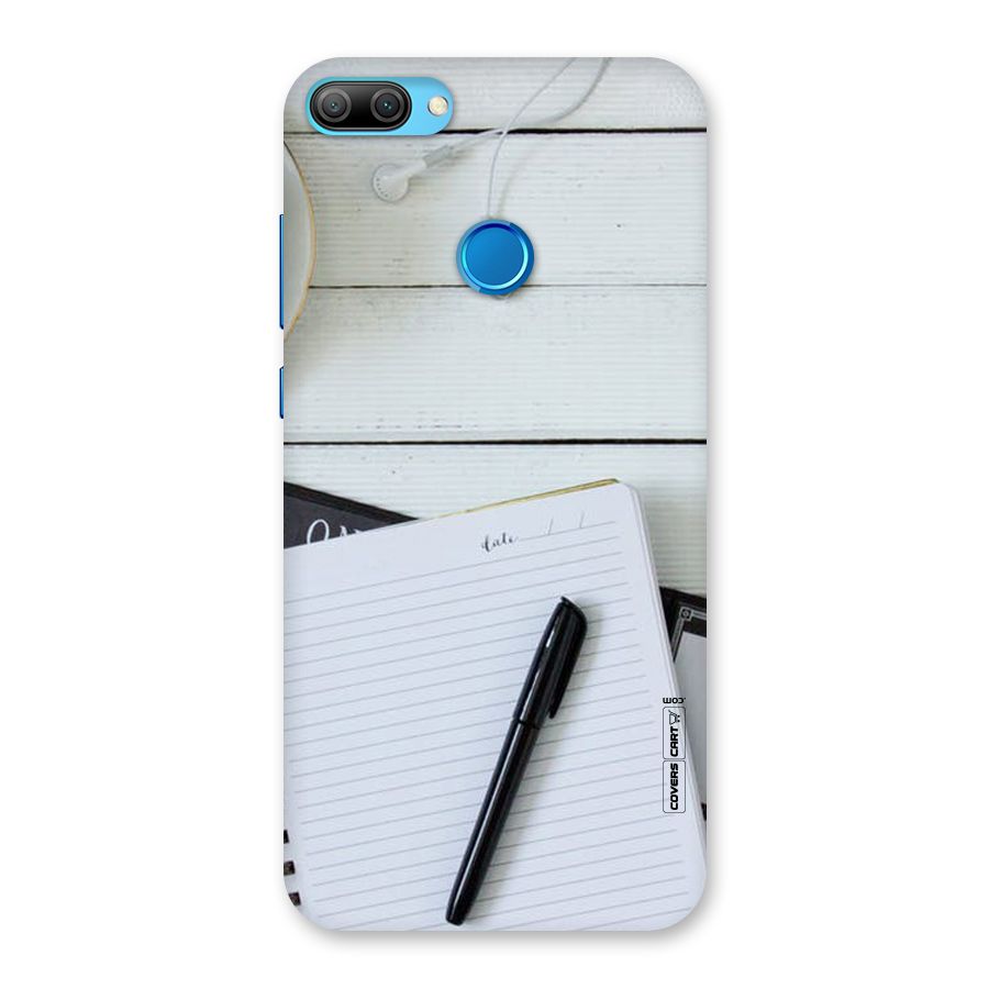 Headphones Notes Back Case for Honor 9N