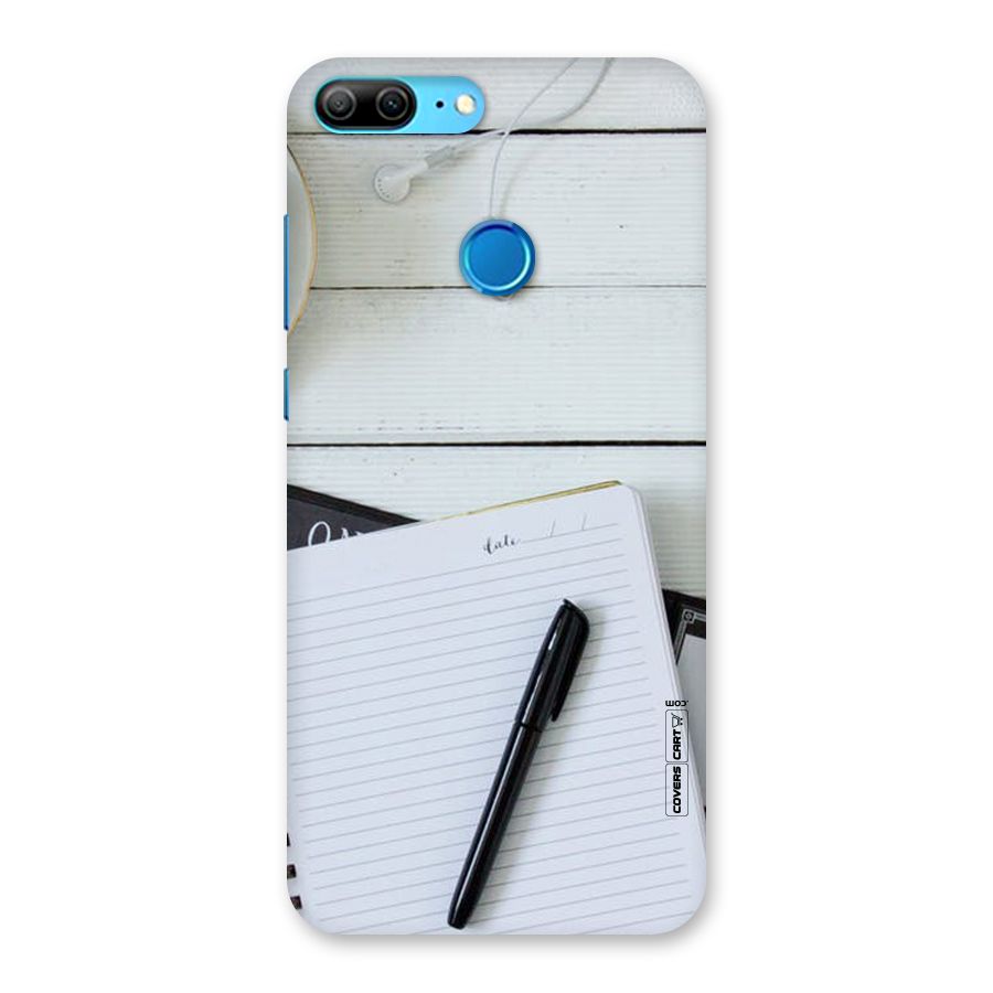 Headphones Notes Back Case for Honor 9 Lite