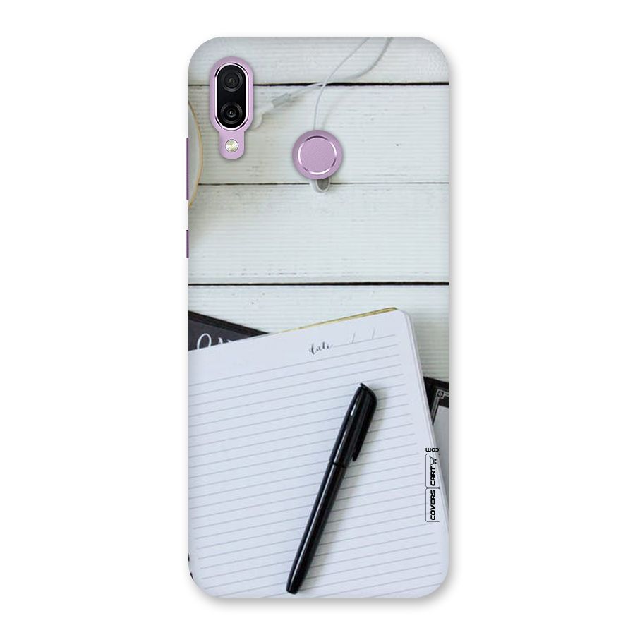 Headphones Notes Back Case for Honor Play