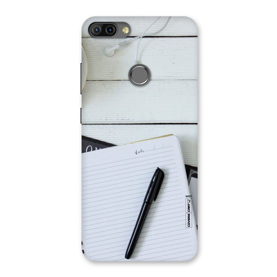 Headphones Notes Back Case for Infinix Hot 6 Pro