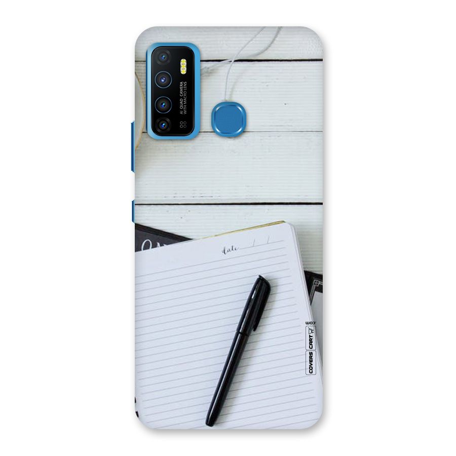 Headphones Notes Back Case for Infinix Hot 9