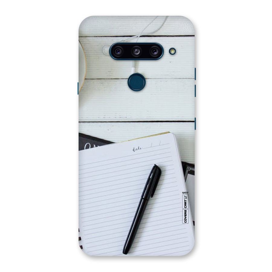 Headphones Notes Back Case for LG  V40 ThinQ