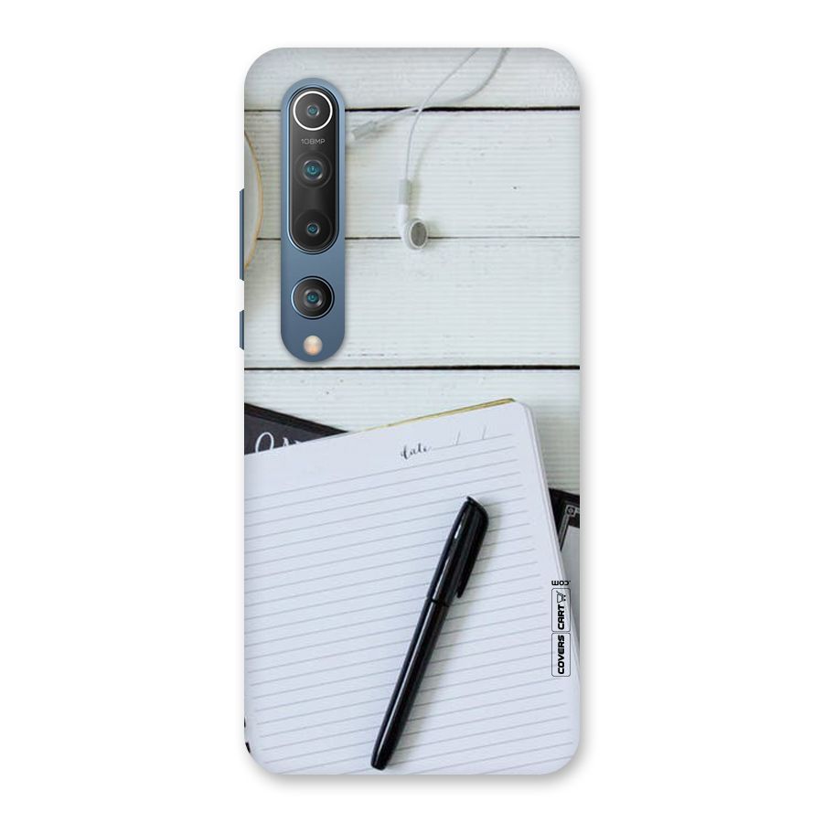 Headphones Notes Back Case for Mi 10