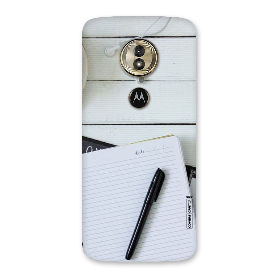 Headphones Notes Back Case for Moto G6 Play