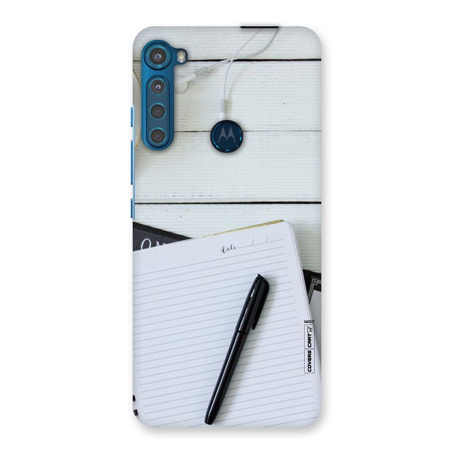 Headphones Notes Back Case for Motorola One Fusion Plus