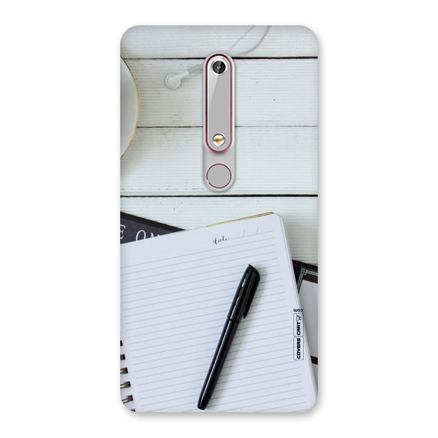 Headphones Notes Back Case for Nokia 6.1