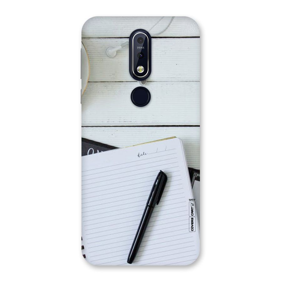 Headphones Notes Back Case for Nokia 7.1