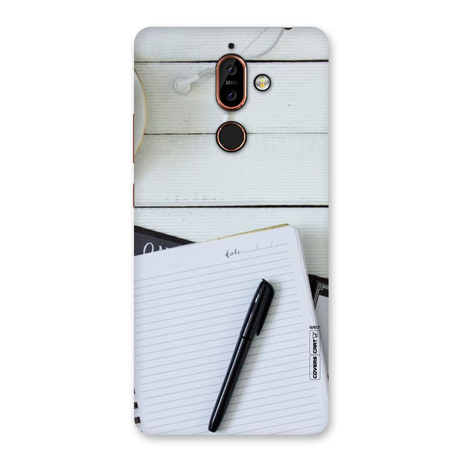 Headphones Notes Back Case for Nokia 7 Plus