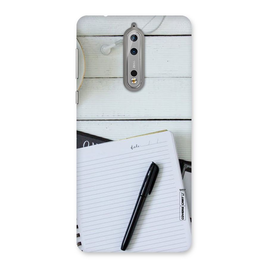 Headphones Notes Back Case for Nokia 8