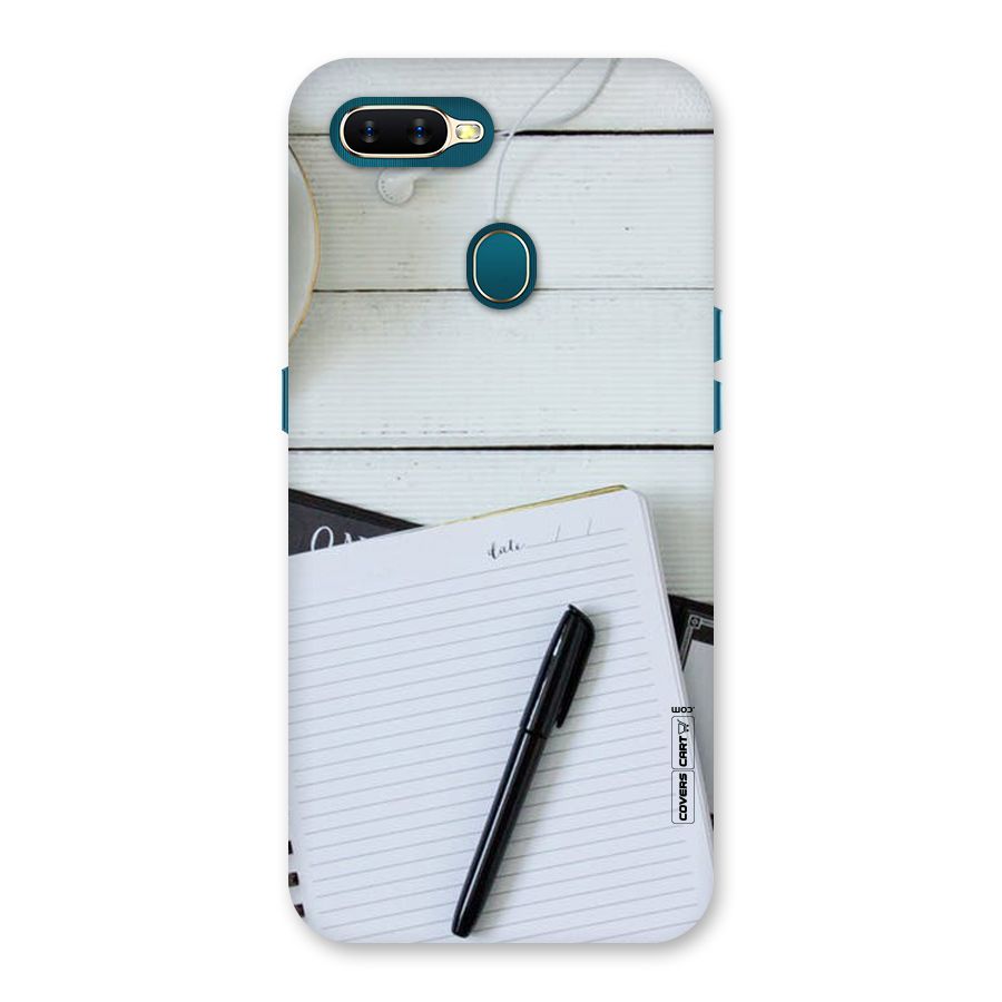 Headphones Notes Back Case for Oppo A11k