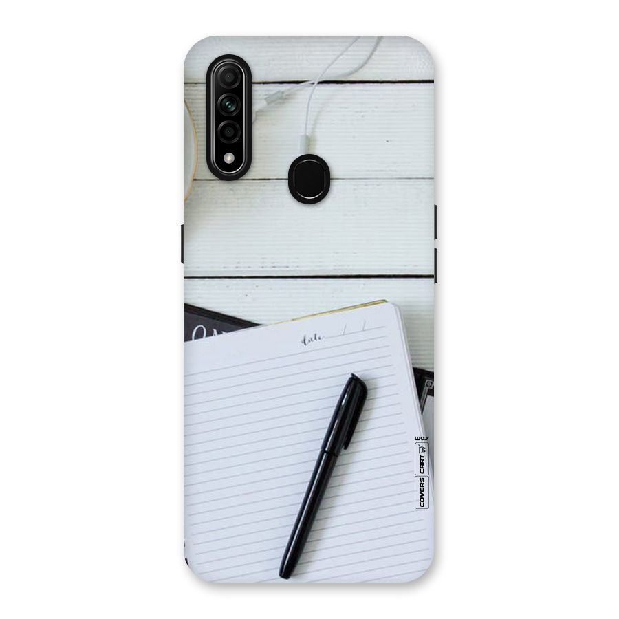 Headphones Notes Back Case for Oppo A31