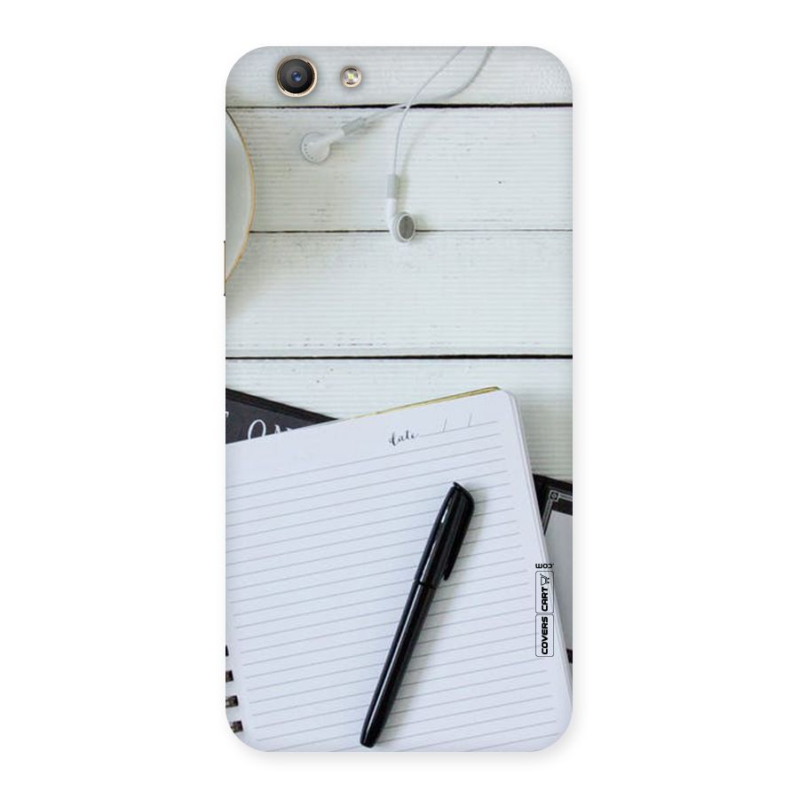 Headphones Notes Back Case for Oppo A59
