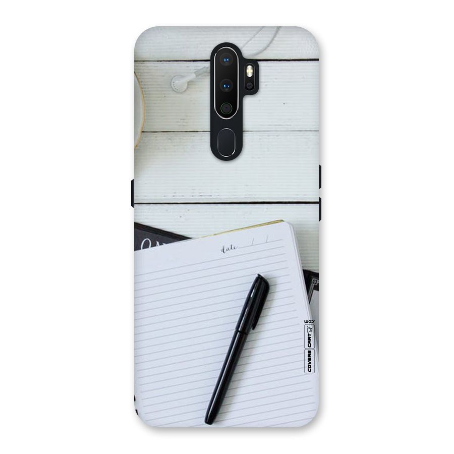 Headphones Notes Back Case for Oppo A5 (2020)