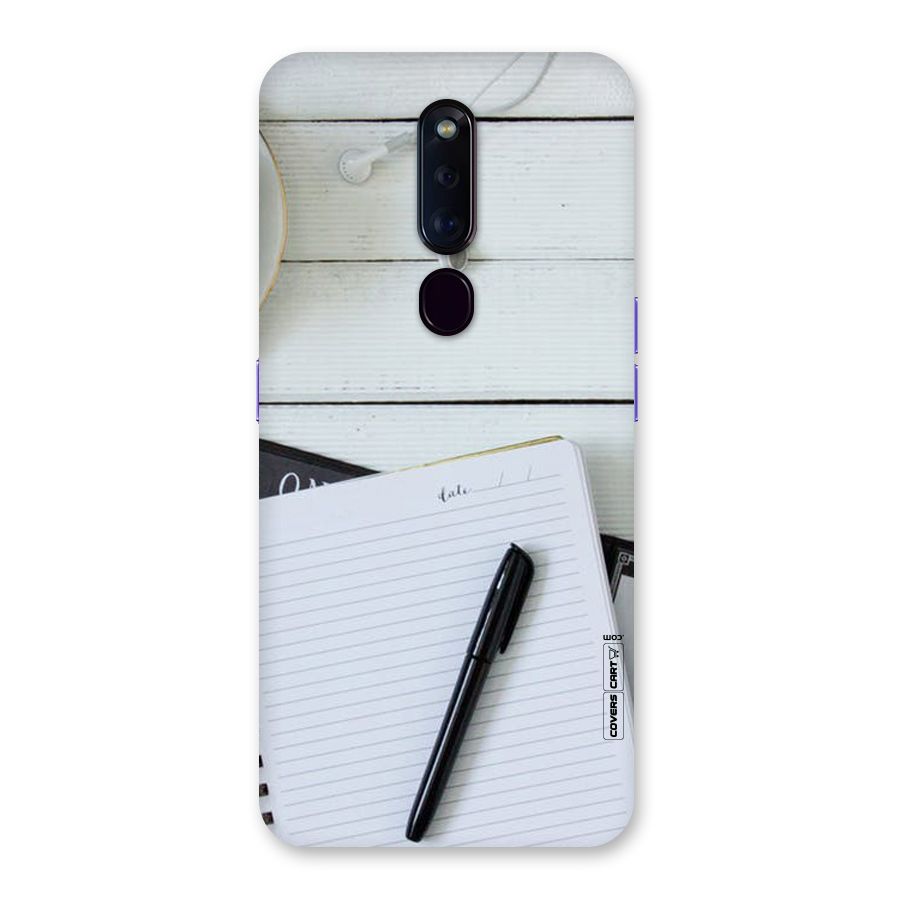 Headphones Notes Back Case for Oppo F11 Pro