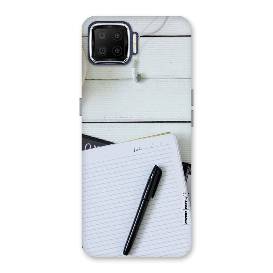 Headphones Notes Back Case for Oppo F17