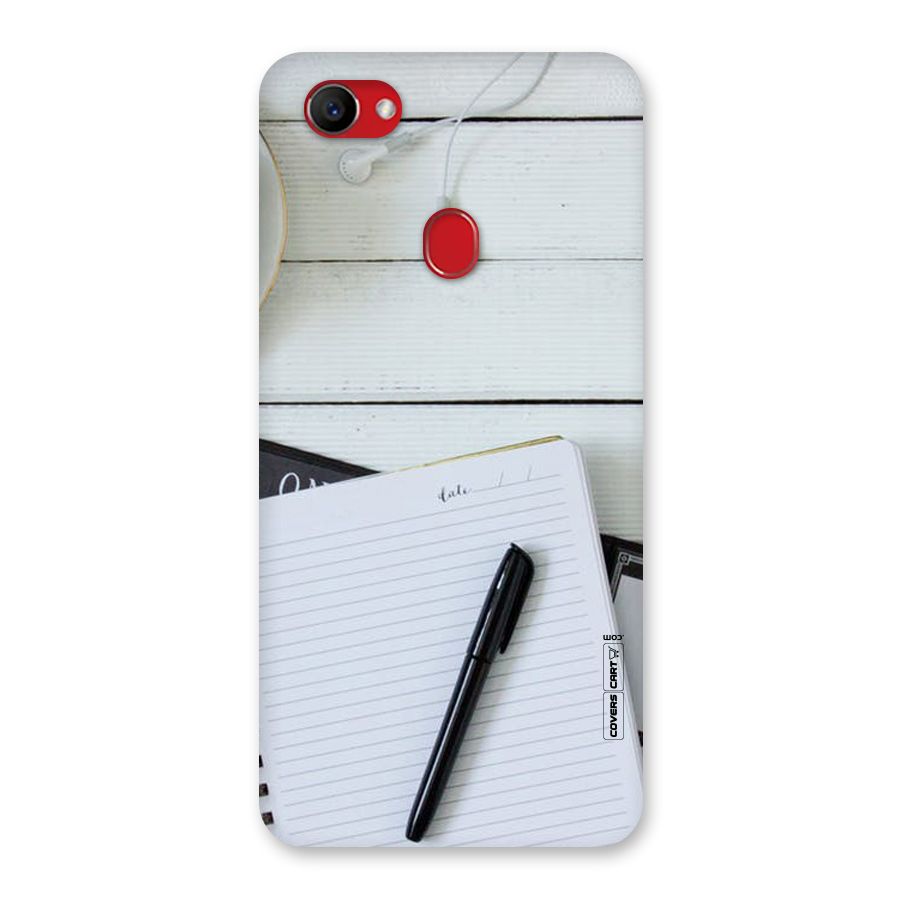 Headphones Notes Back Case for Oppo F7