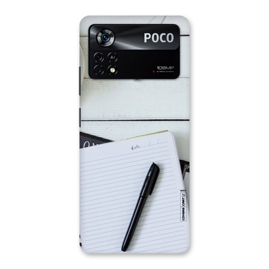 Headphones Notes Back Case for Poco X4 Pro 5G