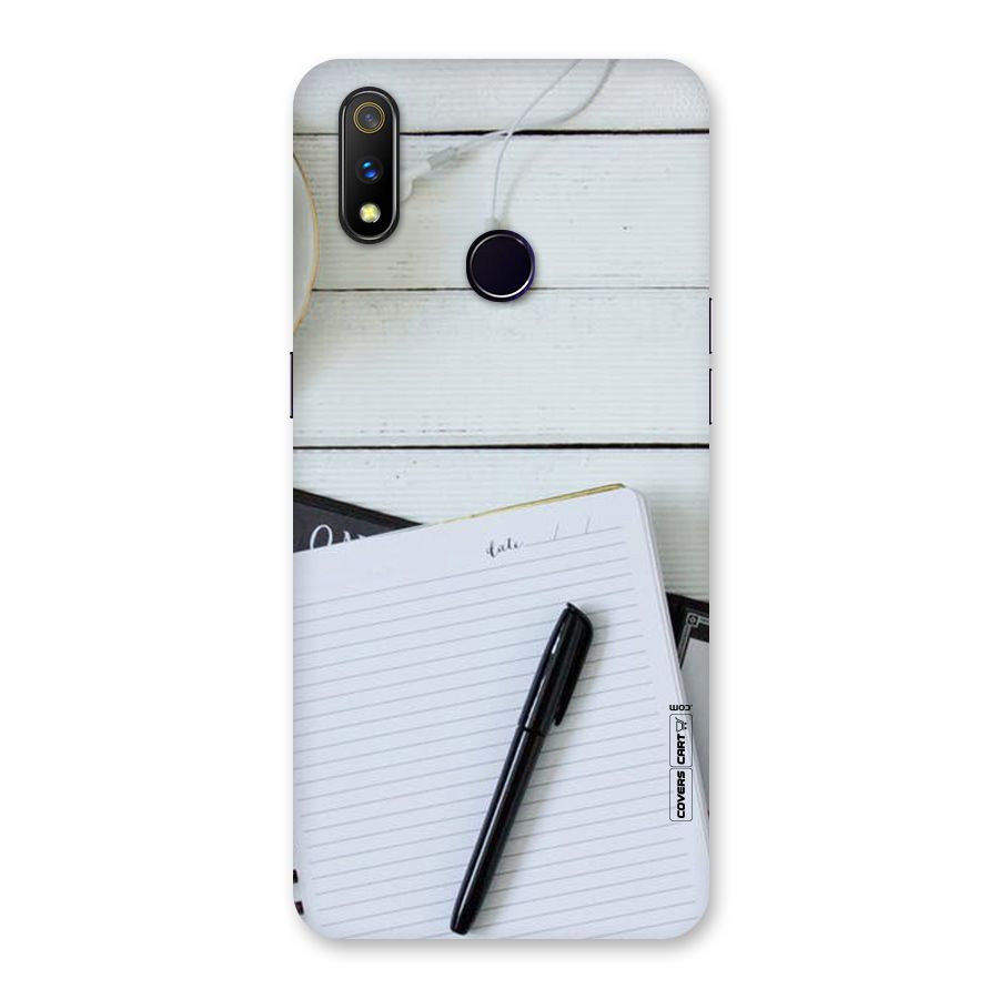 Headphones Notes Back Case for Realme 3 Pro