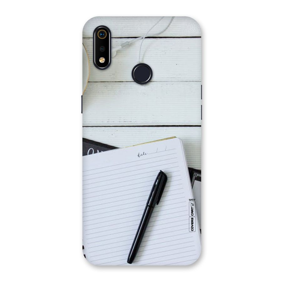 Headphones Notes Back Case for Realme 3i