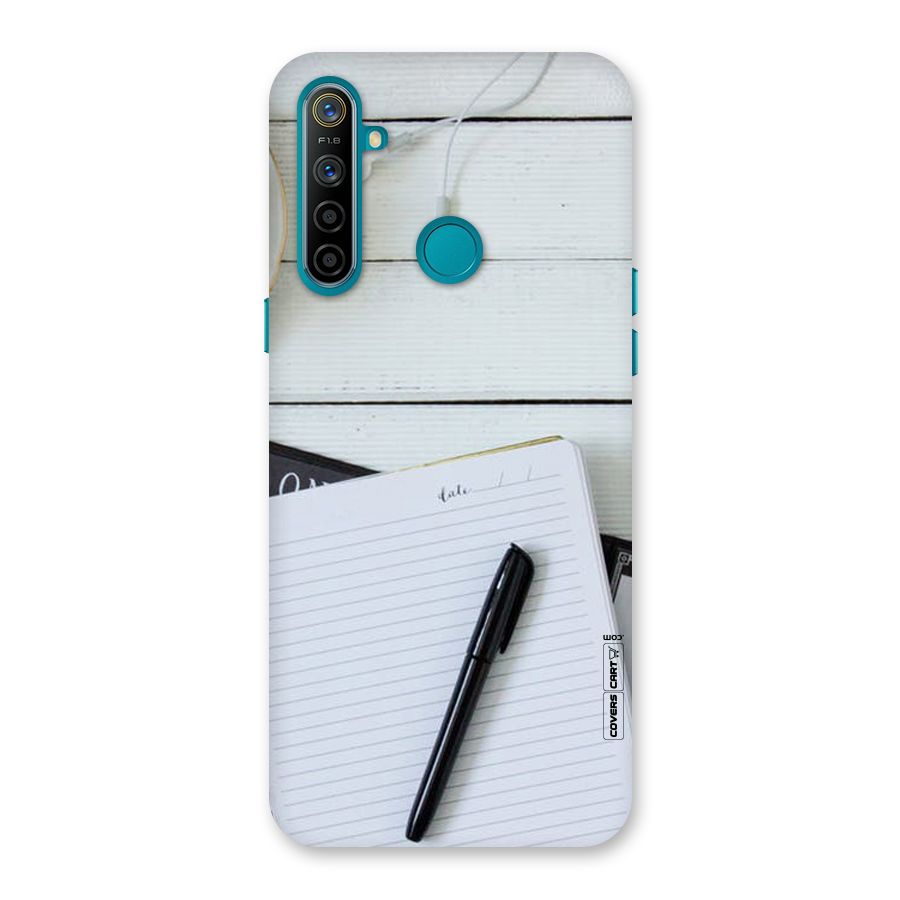 Headphones Notes Back Case for Realme 5i