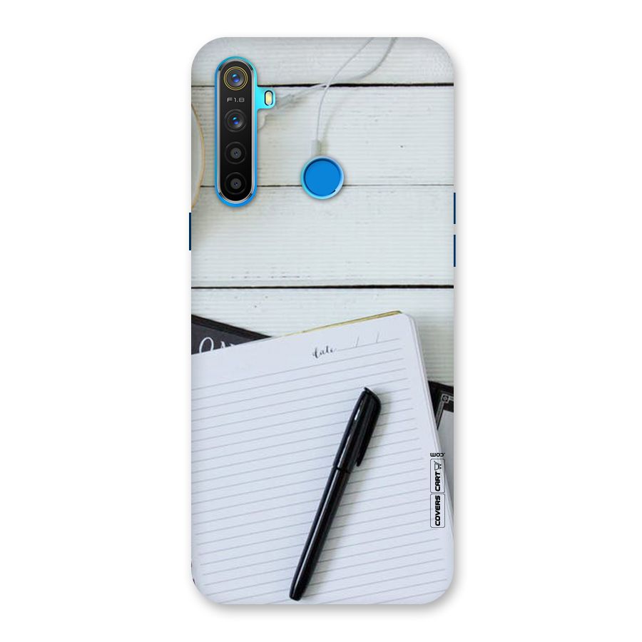 Headphones Notes Back Case for Realme 5s