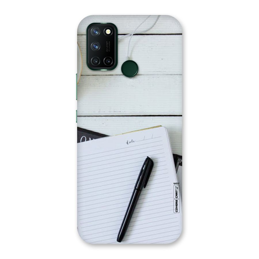 Headphones Notes Back Case for Realme 7i